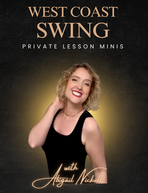 Mini private lessons for West Coast Swing Dance